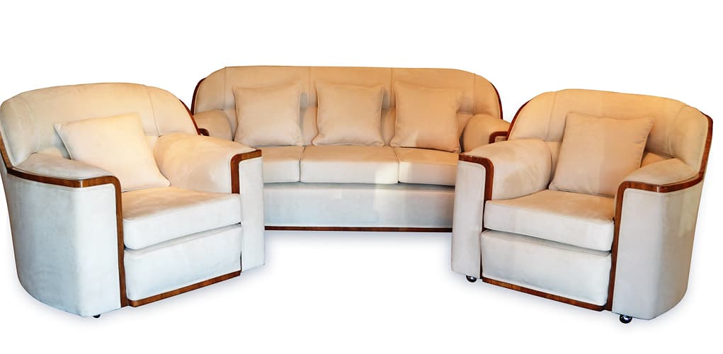 Original Art Deco Lounge Suite thedesigngallery