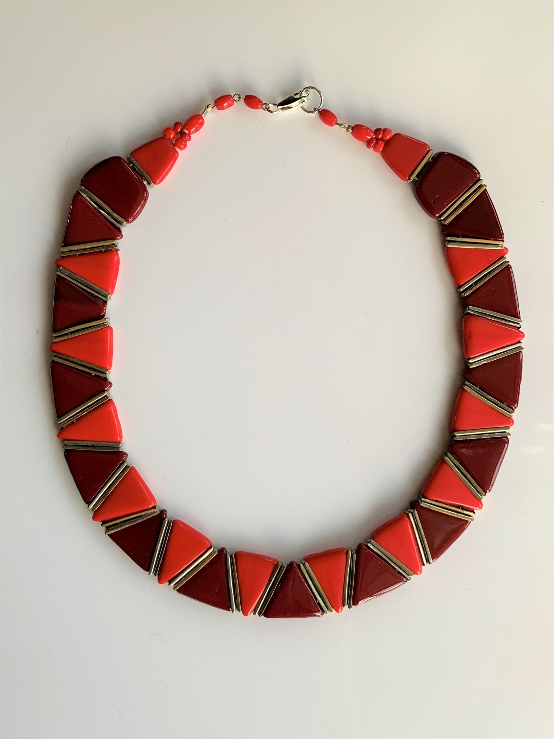Art Deco Red Collar necklace