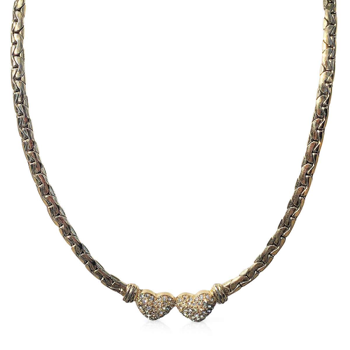 Grosse for Christian Dior gold plated hearts necklace