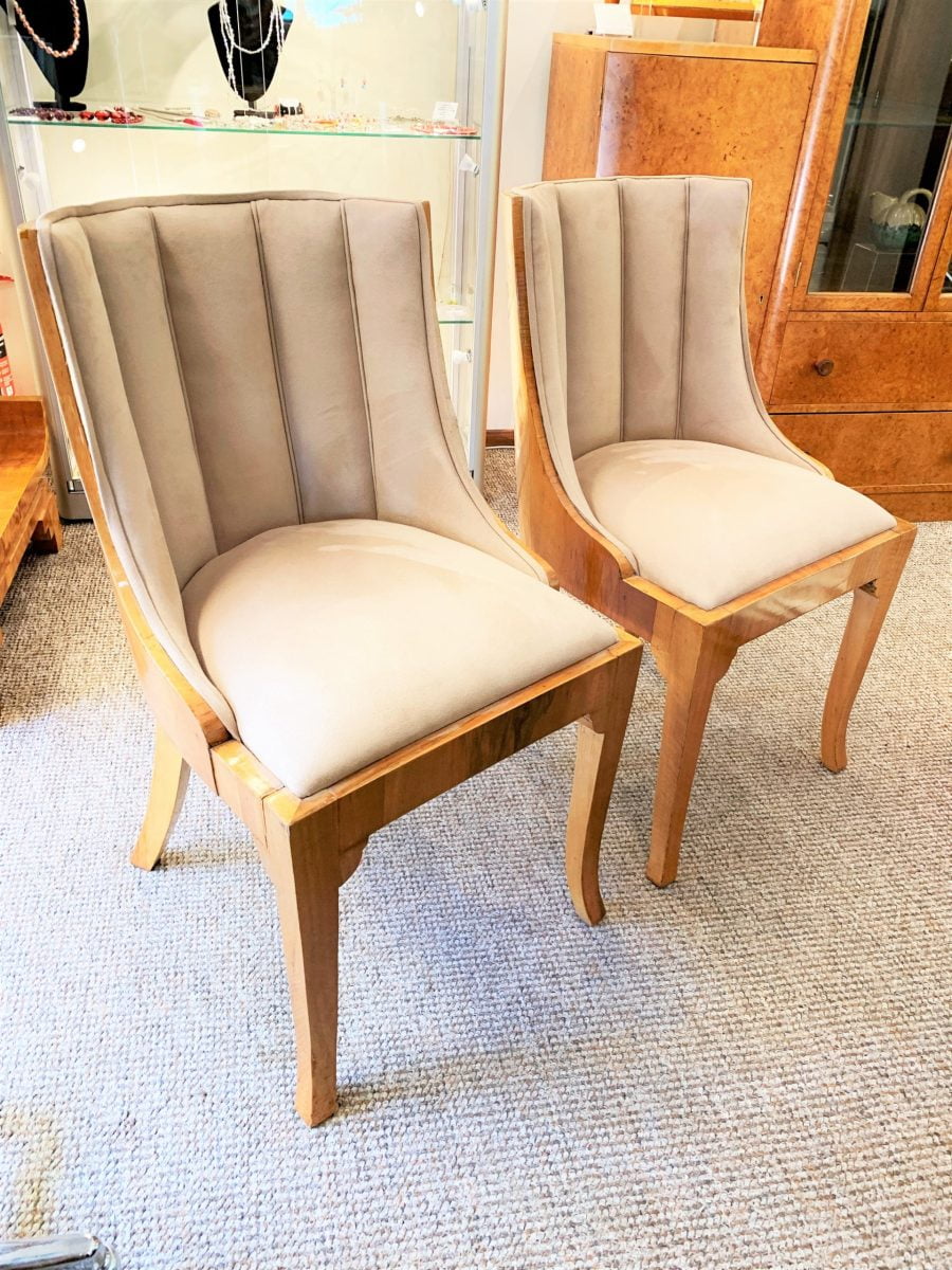 Art Deco Pair of Tub Chairs
