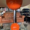 Orange 1970s Modernist Lamp