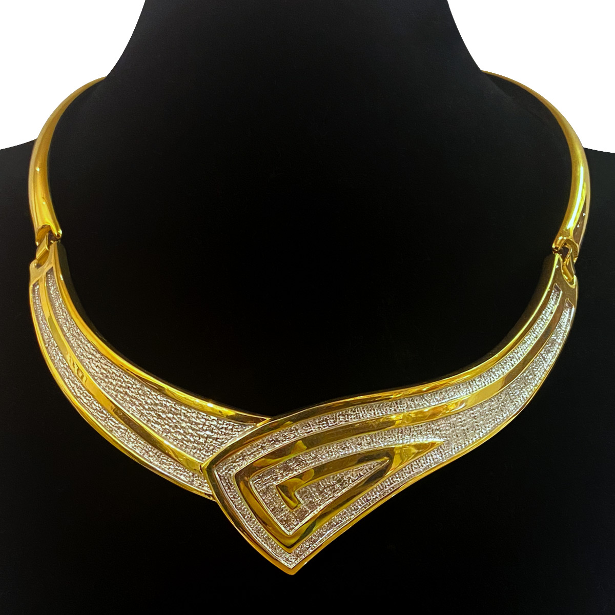 Art Deco inspired Necklace signed Lerit