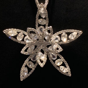 Star diamante necklace