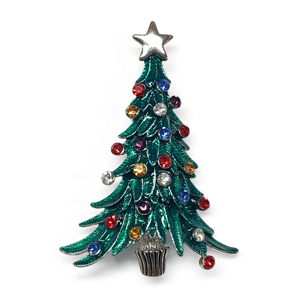 Ciro Christmas Tree Brooch